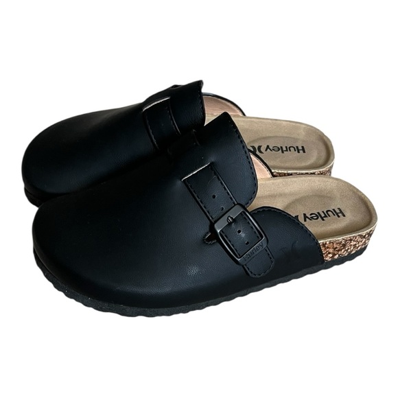 Hurley Kids Black Slip-On Clogs Size 2 New without Tags - Picture 1 of 6
